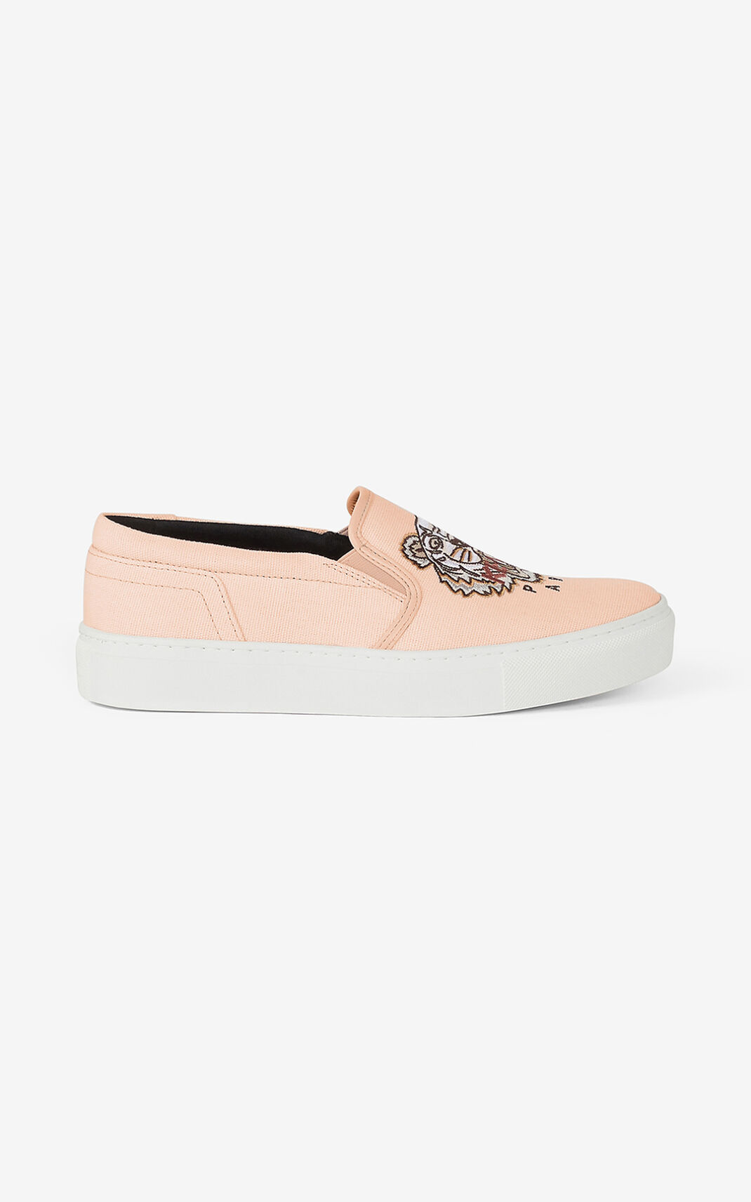 Kenzo K Skate Tiger slip on Sneakers Dame - Beige DK-734460